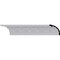 Ekena Millwork 4 5/8"H x 4 5/8"P x 6 1/2"F x 94 1/2"L Brightton Crown Moulding MLD05X05X06BR - alternate 1